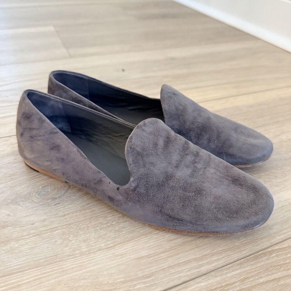 Vince Suede Leather Loafers Slip On Comfort Flats Shoes Womens Sz 7